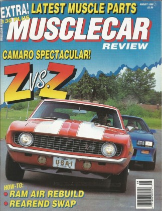 MUSCLE CAR REVIEW 1990 AUG - 409-Lt.Wt, GT350H, AMX